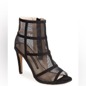 French Connection Quanna Caged Mesh Booties Size 36.5 / 6.5